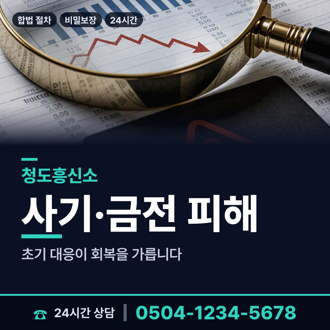 청도 풍각면 흥신소의뢰비용 상담 안내